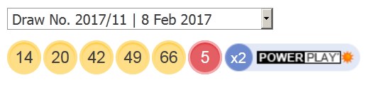 lotto results history 2017