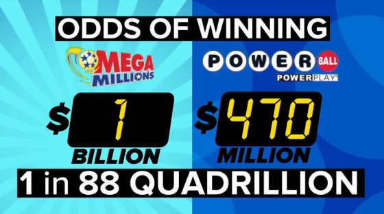 Millised on tõenäosus võita samaaegselt nii Megamillionide loteriil kui ka Powerballi loteriil?